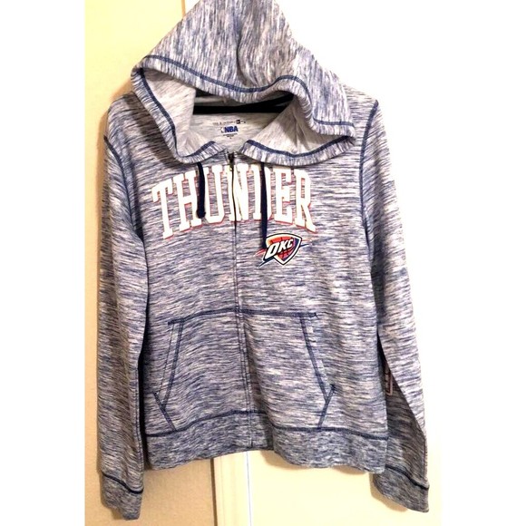 Oklahoma City Thunder NBA Womens Hoodie 5th & Ocean By New Era Multicolor XL New - Picture 1 of 9